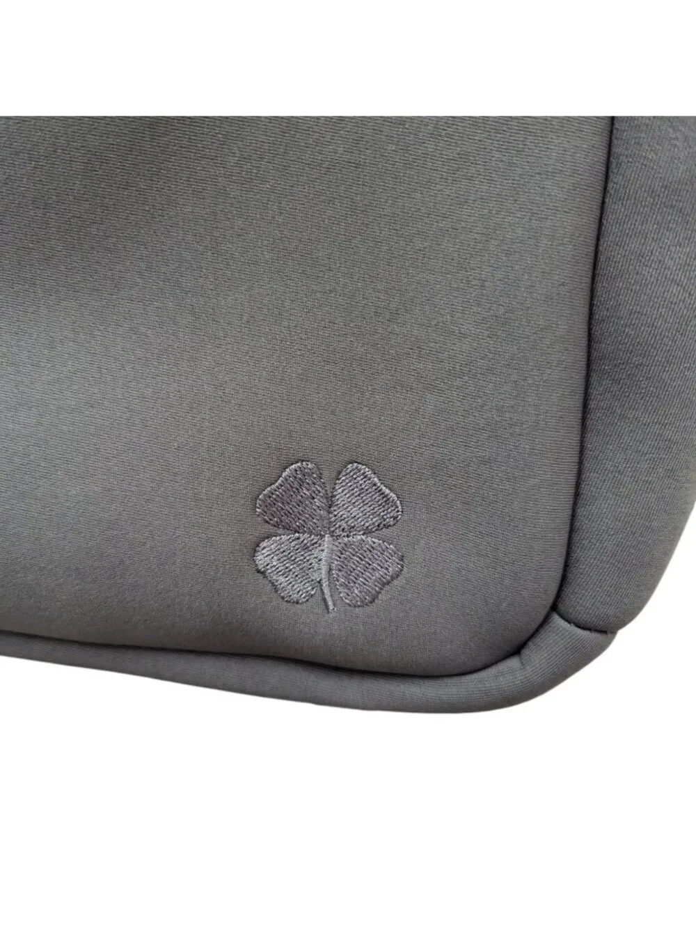 Large Lucky Brand Gray Grey Neoprene Laptop Backpack Travel Bag